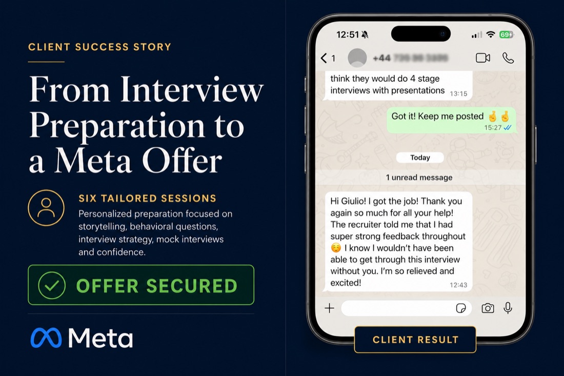 Meta interview coaching success story